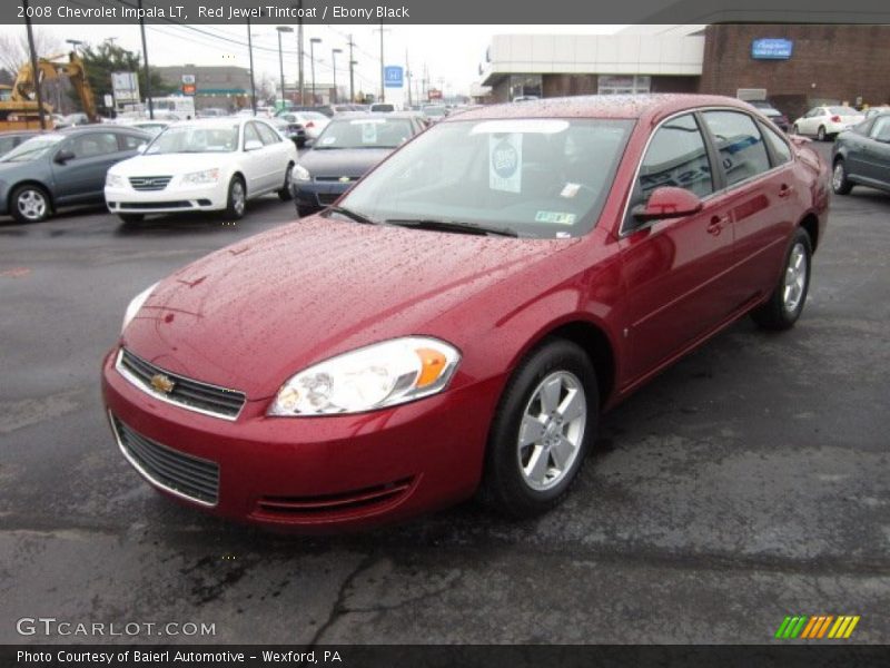 Red Jewel Tintcoat / Ebony Black 2008 Chevrolet Impala LT