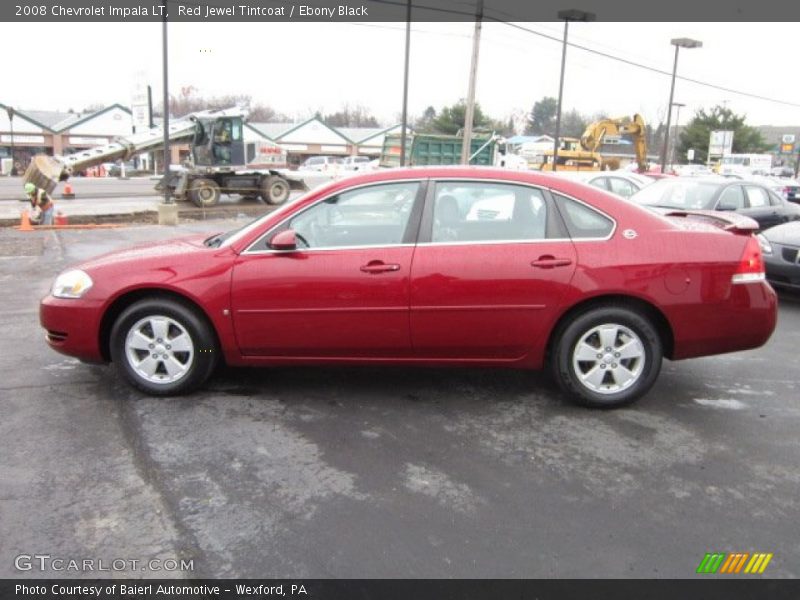 Red Jewel Tintcoat / Ebony Black 2008 Chevrolet Impala LT