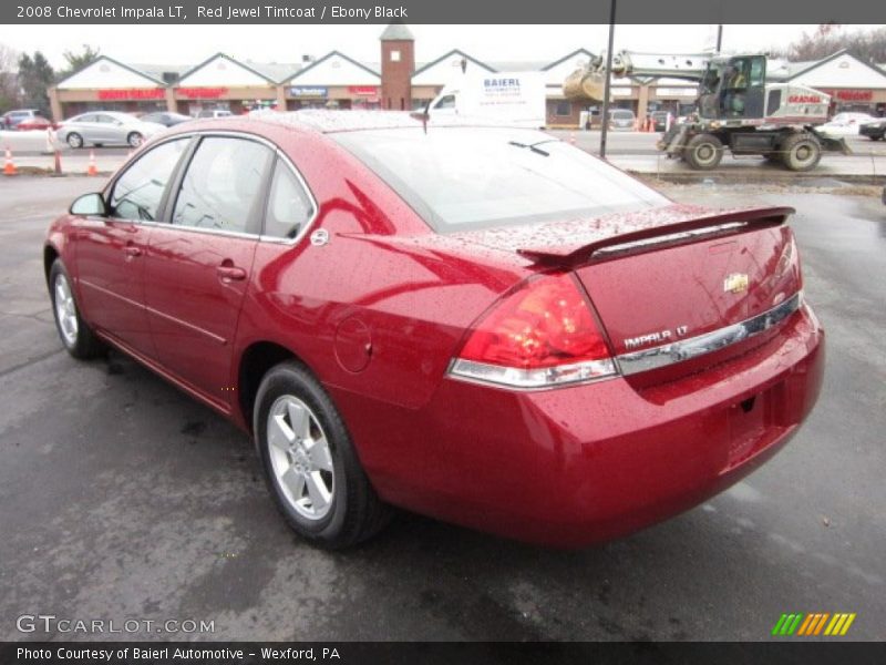 Red Jewel Tintcoat / Ebony Black 2008 Chevrolet Impala LT