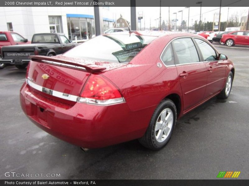 Red Jewel Tintcoat / Ebony Black 2008 Chevrolet Impala LT