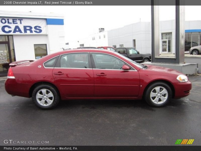Red Jewel Tintcoat / Ebony Black 2008 Chevrolet Impala LT