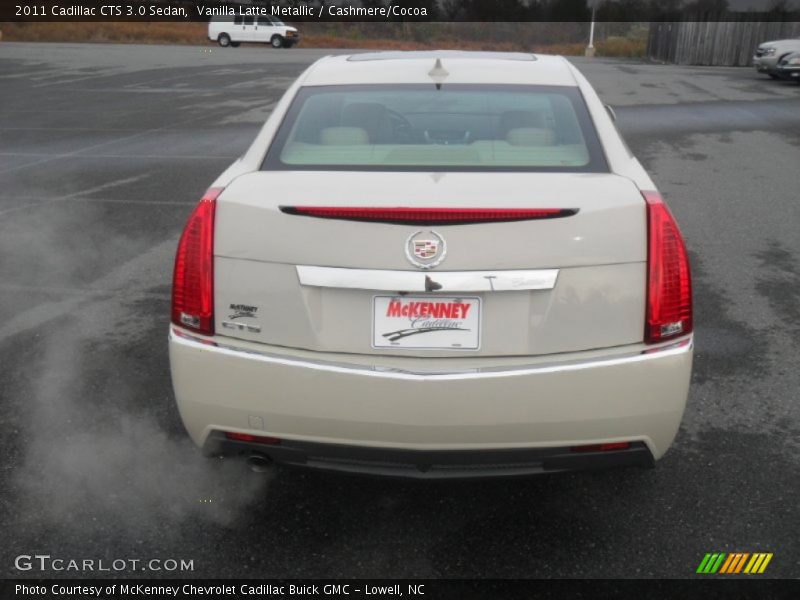 Vanilla Latte Metallic / Cashmere/Cocoa 2011 Cadillac CTS 3.0 Sedan