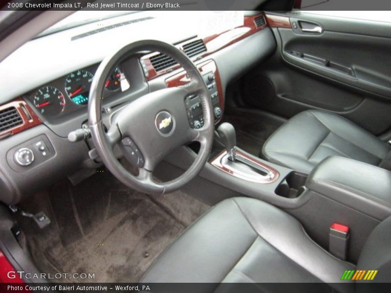 Red Jewel Tintcoat / Ebony Black 2008 Chevrolet Impala LT