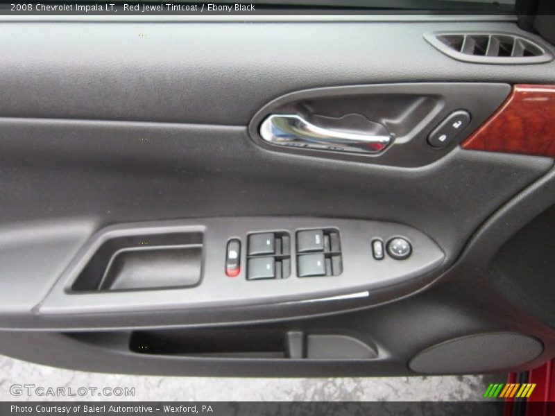 Red Jewel Tintcoat / Ebony Black 2008 Chevrolet Impala LT