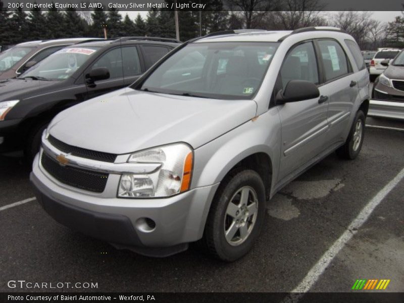 Galaxy Silver Metallic / Light Gray 2006 Chevrolet Equinox LS AWD