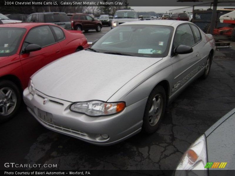 Galaxy Silver Metallic / Medium Gray 2004 Chevrolet Monte Carlo LS