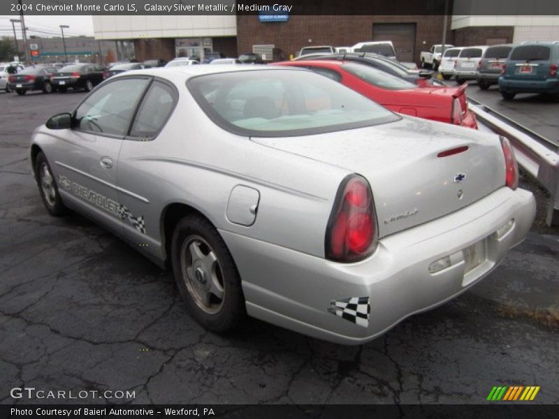 Galaxy Silver Metallic / Medium Gray 2004 Chevrolet Monte Carlo LS
