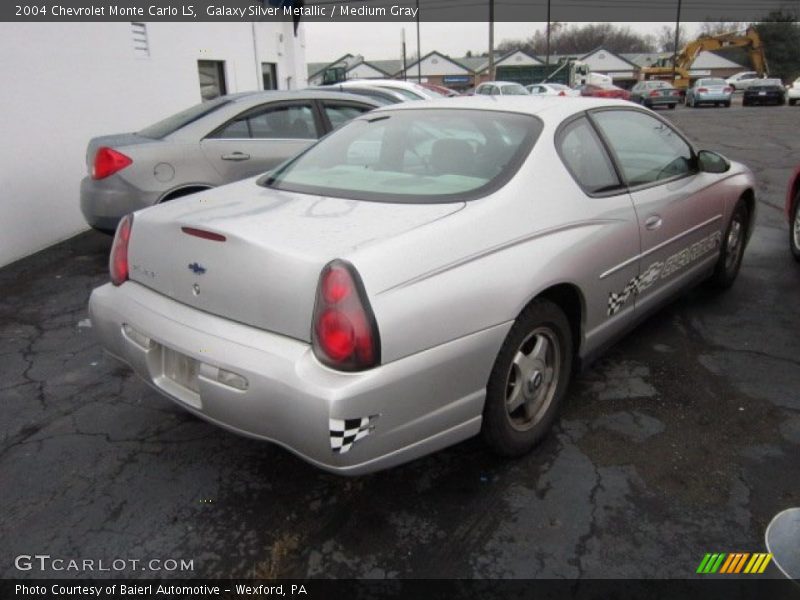 Galaxy Silver Metallic / Medium Gray 2004 Chevrolet Monte Carlo LS