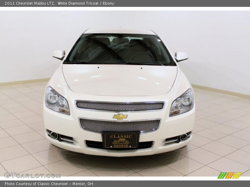 White Diamond Tricoat / Ebony 2011 Chevrolet Malibu LTZ