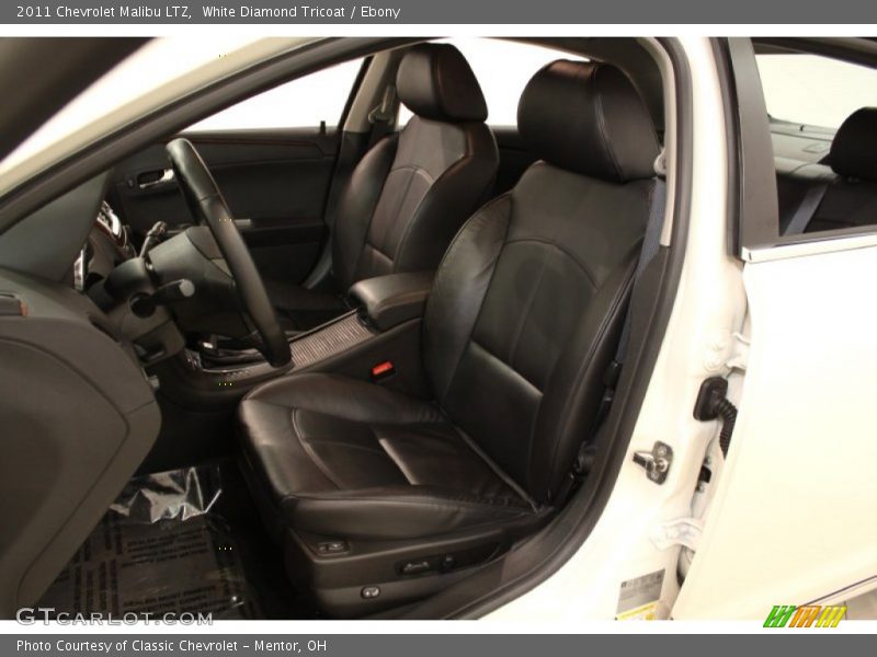 White Diamond Tricoat / Ebony 2011 Chevrolet Malibu LTZ