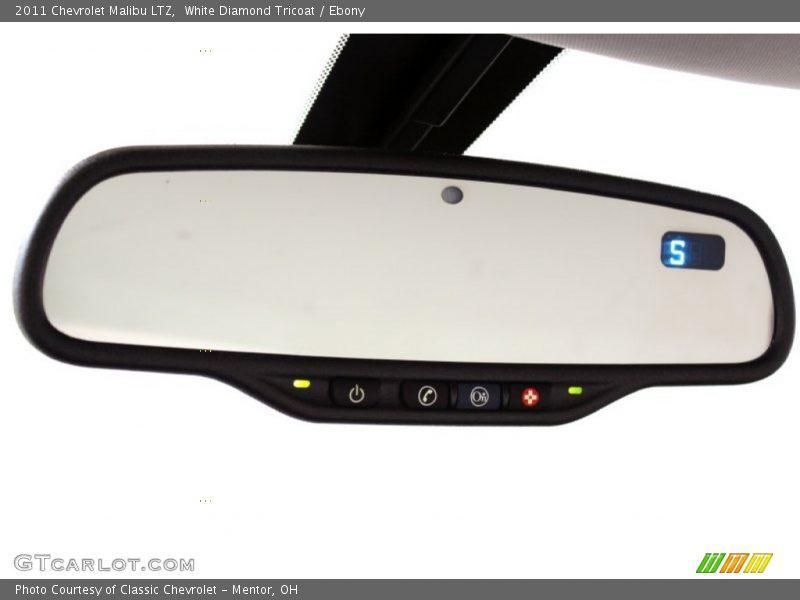 White Diamond Tricoat / Ebony 2011 Chevrolet Malibu LTZ