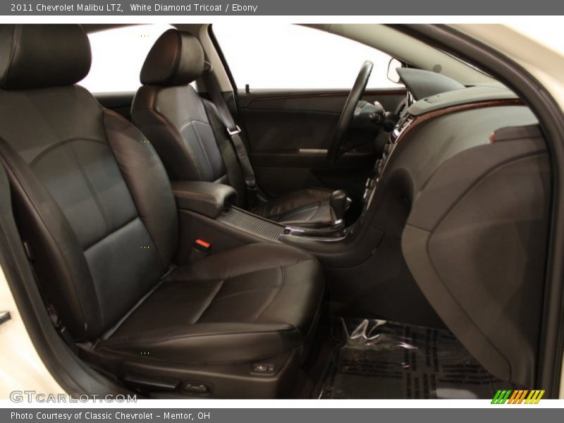 White Diamond Tricoat / Ebony 2011 Chevrolet Malibu LTZ