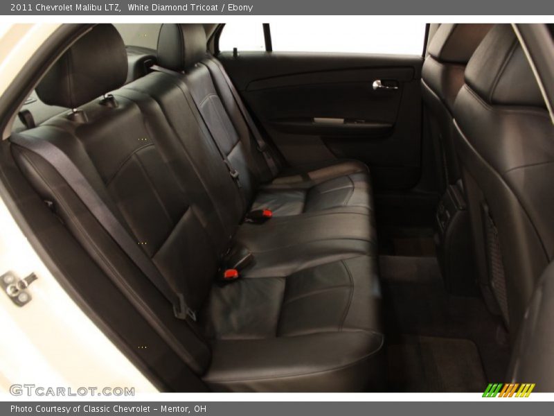 White Diamond Tricoat / Ebony 2011 Chevrolet Malibu LTZ