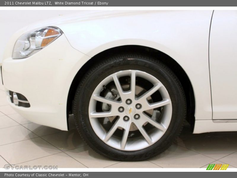 White Diamond Tricoat / Ebony 2011 Chevrolet Malibu LTZ