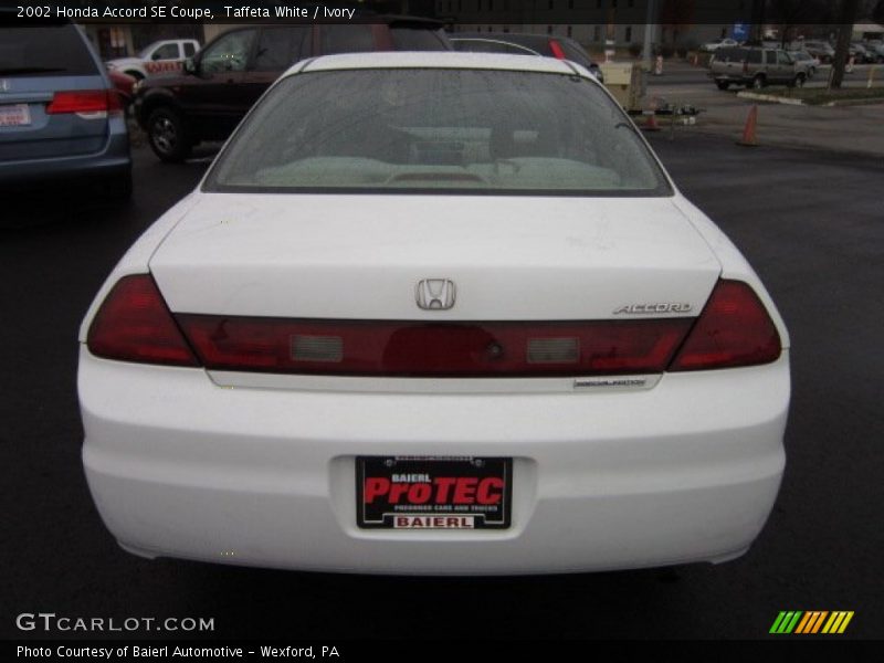 Taffeta White / Ivory 2002 Honda Accord SE Coupe