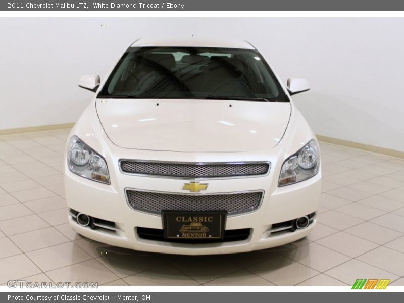 White Diamond Tricoat / Ebony 2011 Chevrolet Malibu LTZ