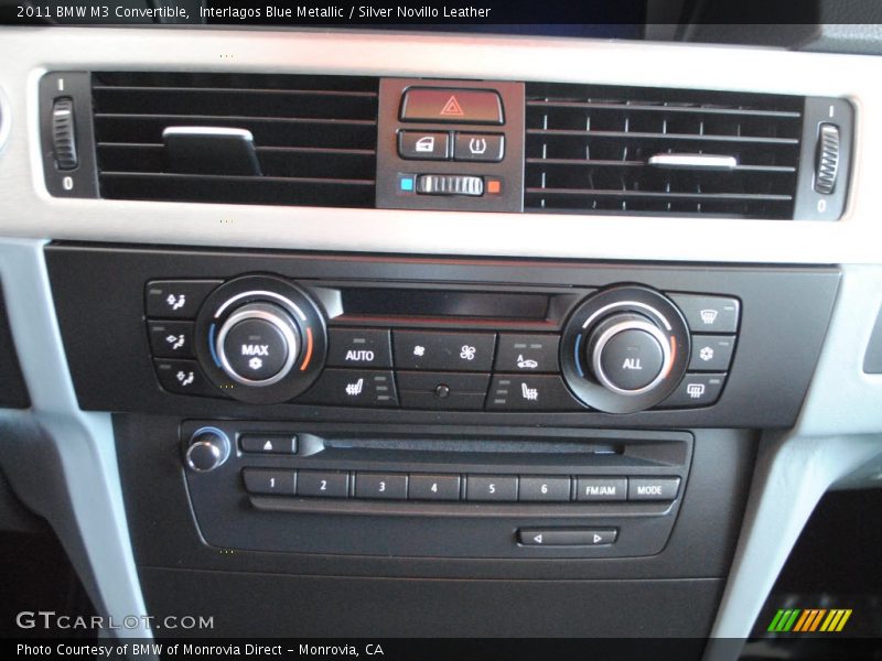 Controls of 2011 M3 Convertible