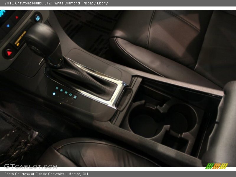 White Diamond Tricoat / Ebony 2011 Chevrolet Malibu LTZ