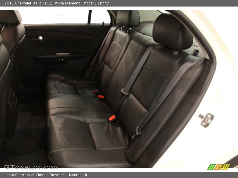White Diamond Tricoat / Ebony 2011 Chevrolet Malibu LTZ