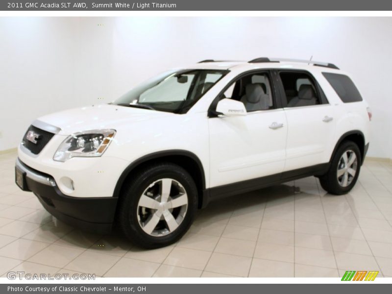 Summit White / Light Titanium 2011 GMC Acadia SLT AWD