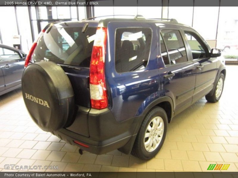 Eternal Blue Pearl / Black 2005 Honda CR-V EX 4WD