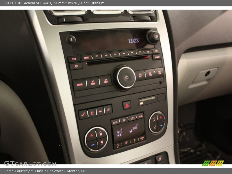Summit White / Light Titanium 2011 GMC Acadia SLT AWD