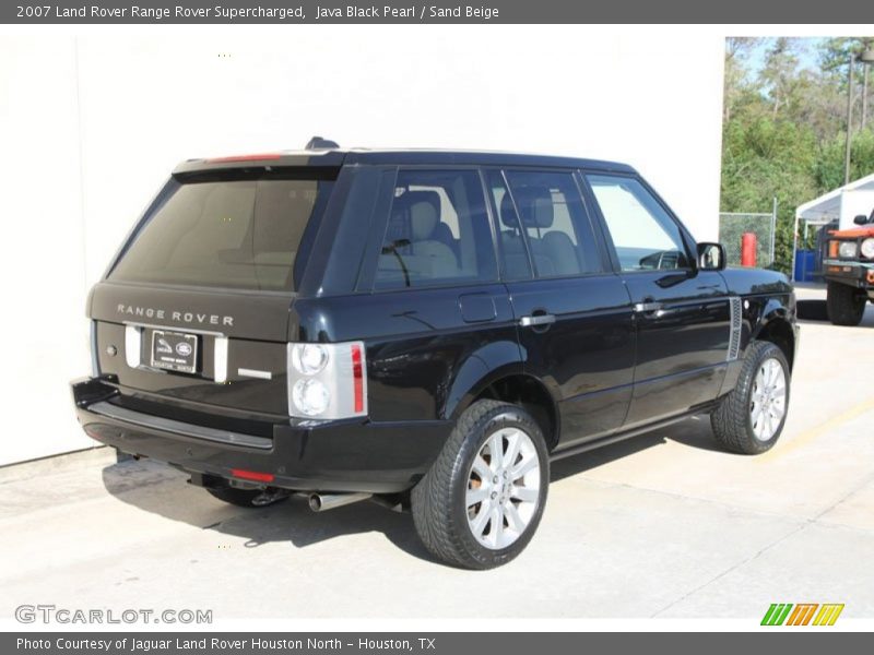 Java Black Pearl / Sand Beige 2007 Land Rover Range Rover Supercharged
