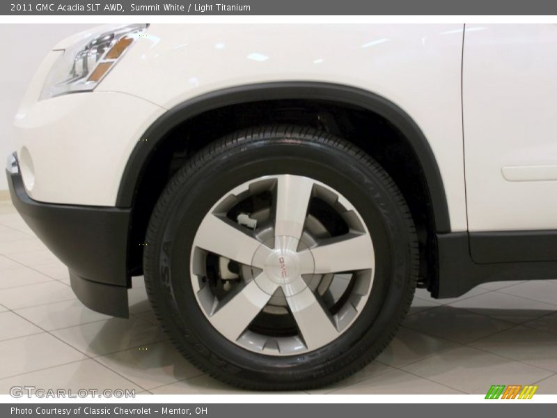 Summit White / Light Titanium 2011 GMC Acadia SLT AWD