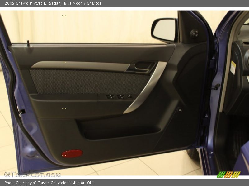 Blue Moon / Charcoal 2009 Chevrolet Aveo LT Sedan