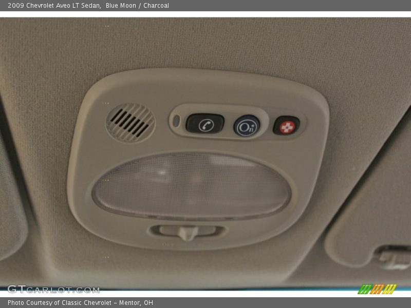 Blue Moon / Charcoal 2009 Chevrolet Aveo LT Sedan