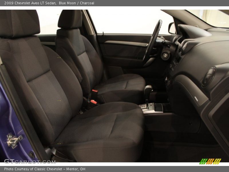 Blue Moon / Charcoal 2009 Chevrolet Aveo LT Sedan