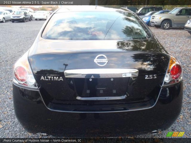 Super Black / Charcoal 2012 Nissan Altima 2.5 S