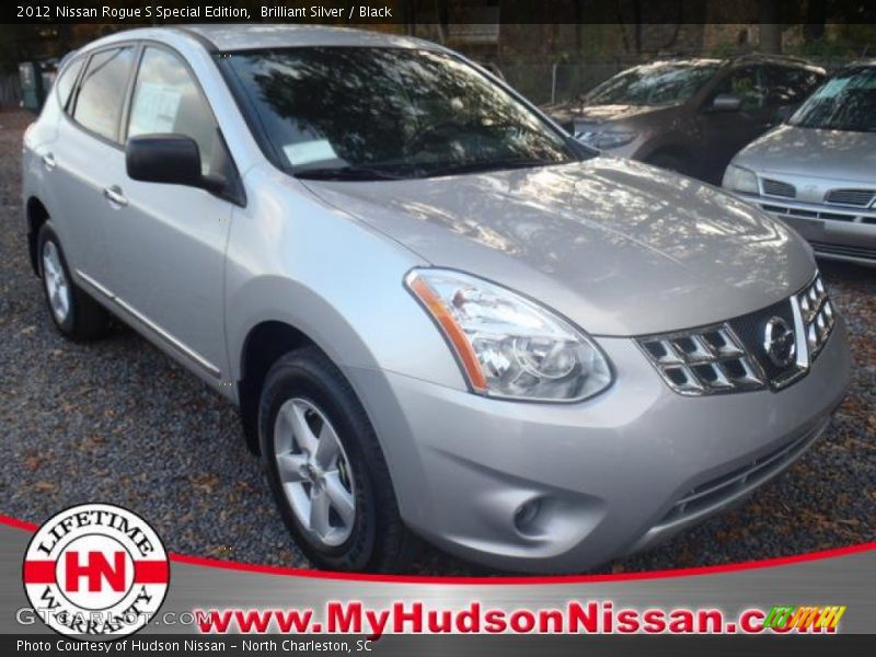 Brilliant Silver / Black 2012 Nissan Rogue S Special Edition