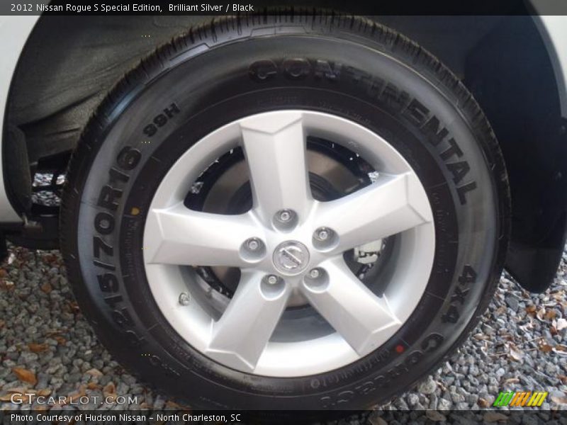 Brilliant Silver / Black 2012 Nissan Rogue S Special Edition
