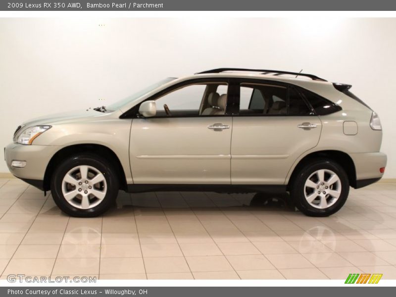 Bamboo Pearl / Parchment 2009 Lexus RX 350 AWD