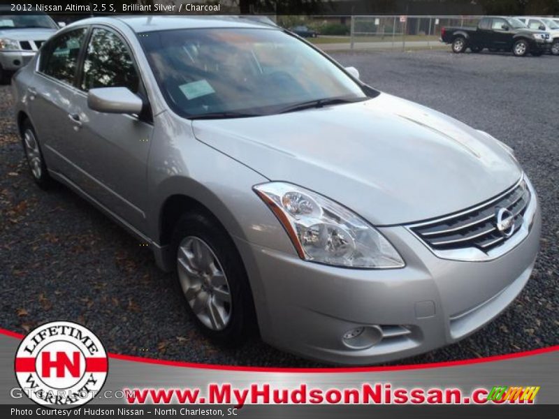 Brilliant Silver / Charcoal 2012 Nissan Altima 2.5 S
