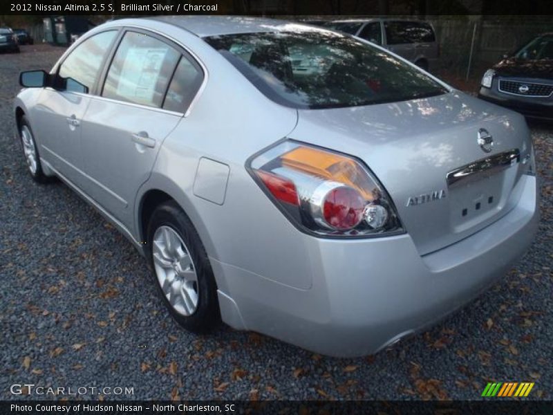 Brilliant Silver / Charcoal 2012 Nissan Altima 2.5 S