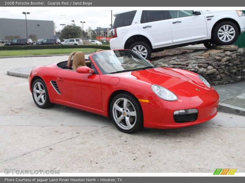 Guards Red / Sand Beige 2008 Porsche Boxster