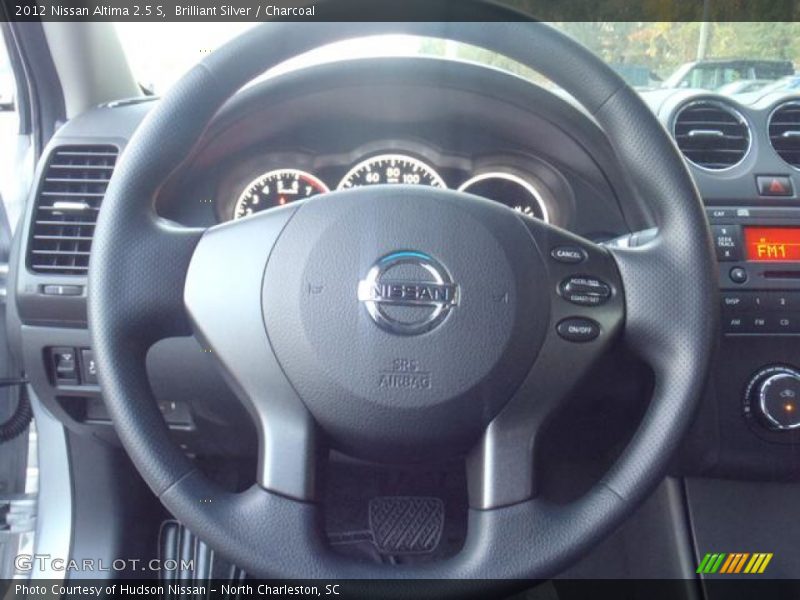 Brilliant Silver / Charcoal 2012 Nissan Altima 2.5 S