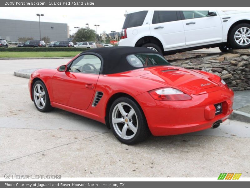 Guards Red / Sand Beige 2008 Porsche Boxster