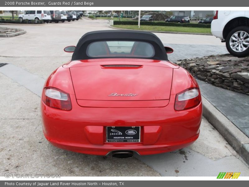 Guards Red / Sand Beige 2008 Porsche Boxster