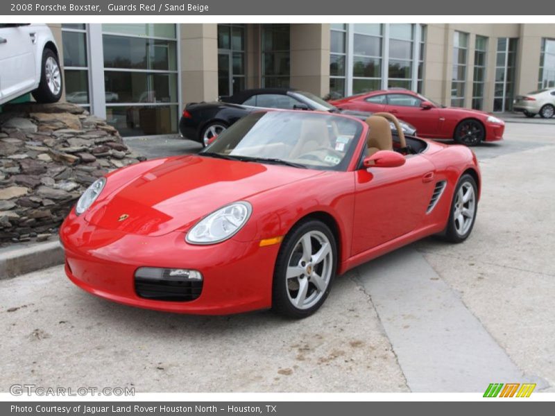 Guards Red / Sand Beige 2008 Porsche Boxster