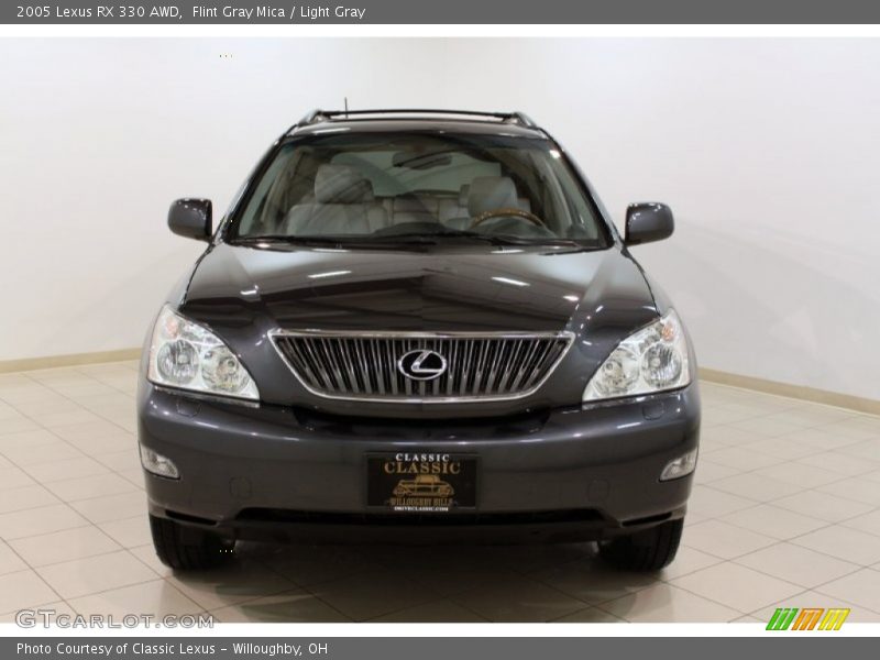 Flint Gray Mica / Light Gray 2005 Lexus RX 330 AWD