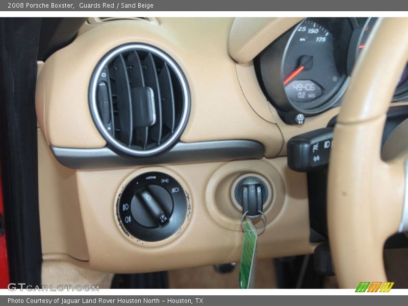 Controls of 2008 Boxster 