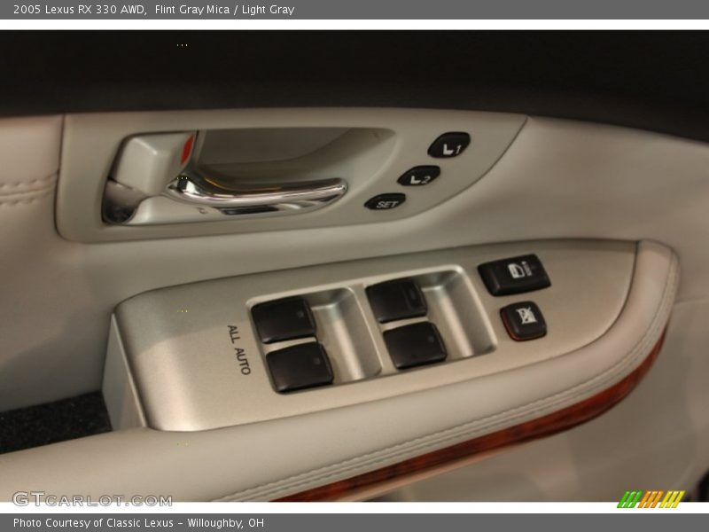 Flint Gray Mica / Light Gray 2005 Lexus RX 330 AWD