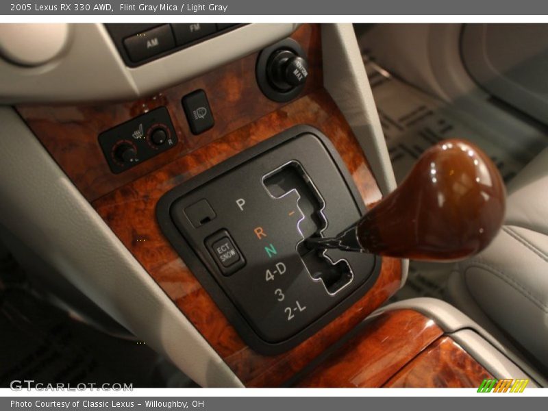 Flint Gray Mica / Light Gray 2005 Lexus RX 330 AWD