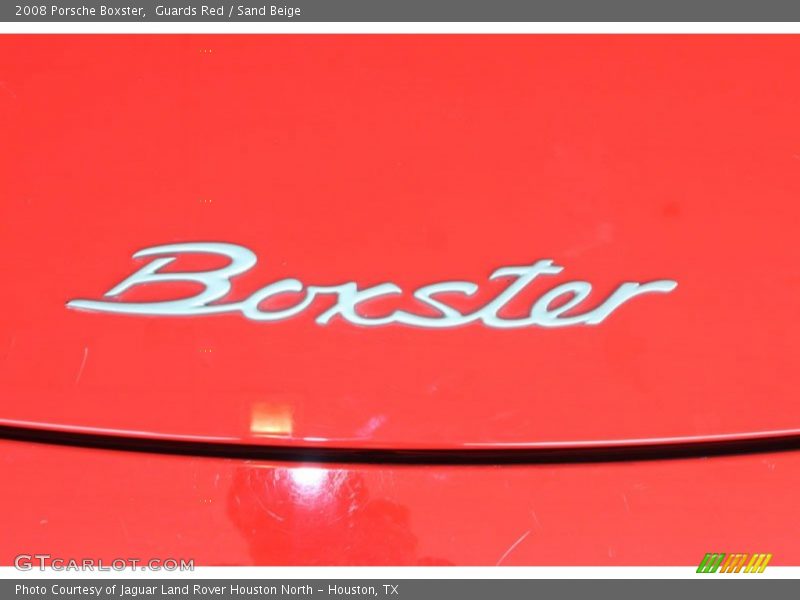 Guards Red / Sand Beige 2008 Porsche Boxster