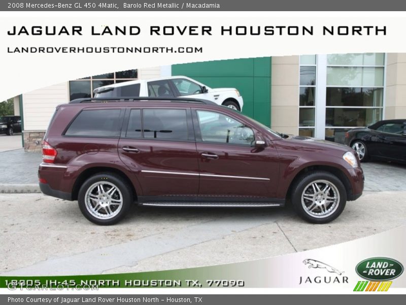 Barolo Red Metallic / Macadamia 2008 Mercedes-Benz GL 450 4Matic