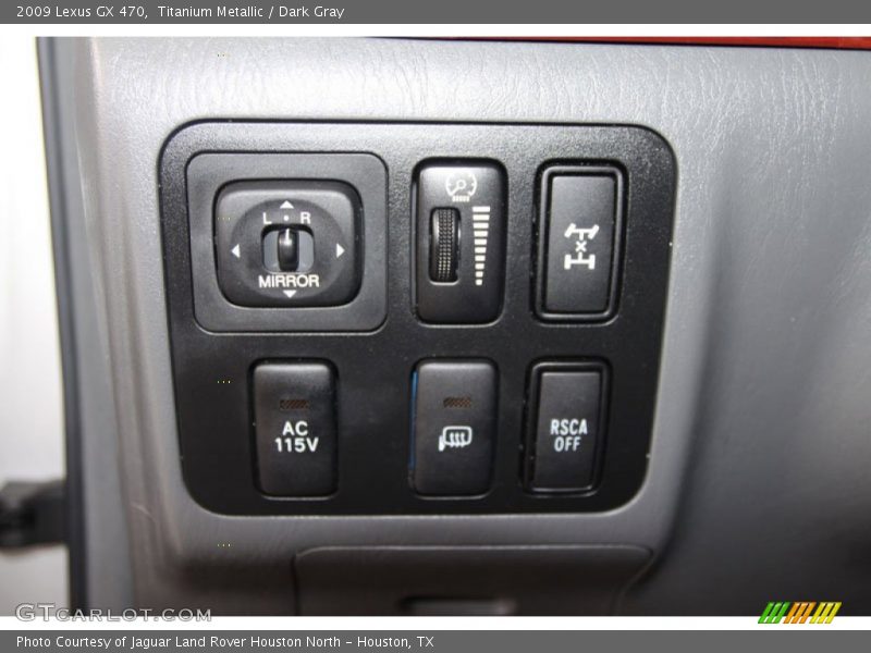 Controls of 2009 GX 470