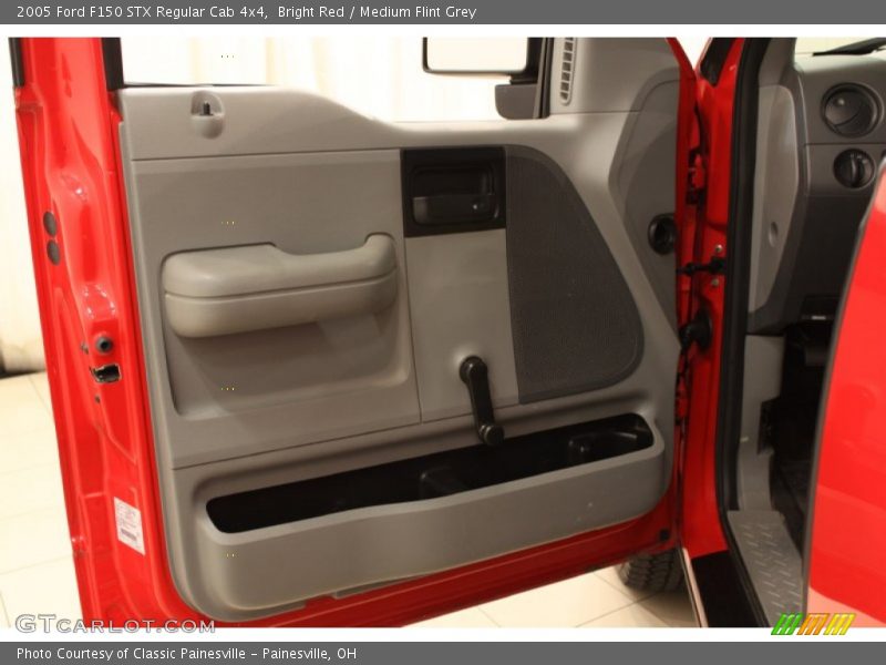 Bright Red / Medium Flint Grey 2005 Ford F150 STX Regular Cab 4x4